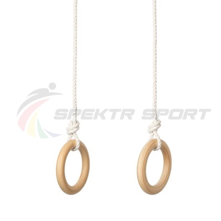 Купить Кольца гимнастические деревянные (фанера 18 мм, покрытие: эмаль, лак или пропитка) в Чёрмозе 